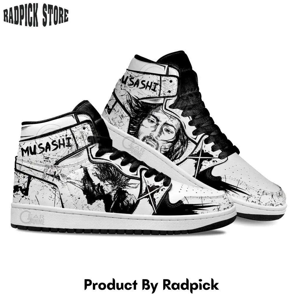 Vagabond miyamoto musashi air jordan high top sneakers anime mn13  rp0354668